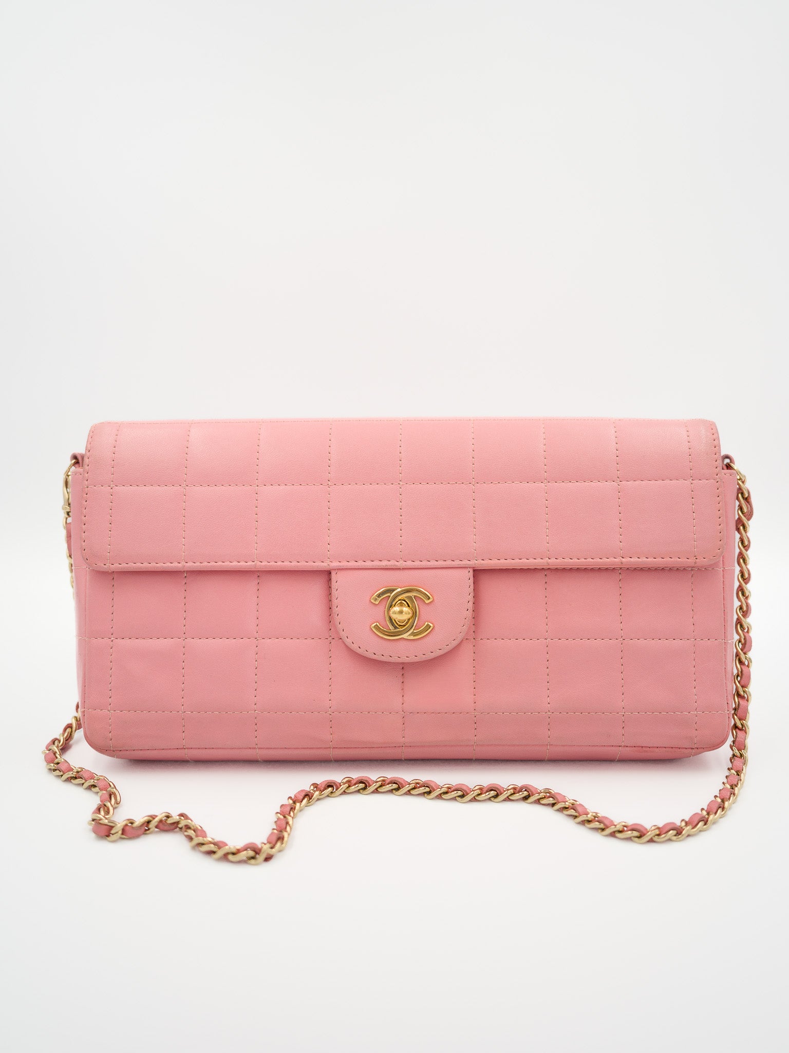 Coco Chanel Matelassé Chanel Rose Poudré Sac Chanel Cuir