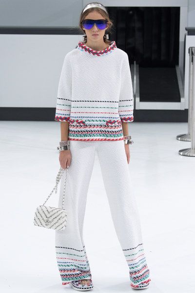 Chanel Runway SS2016 Runway Shield Purple Mirror okulary przeciwsłoneczne Chanel