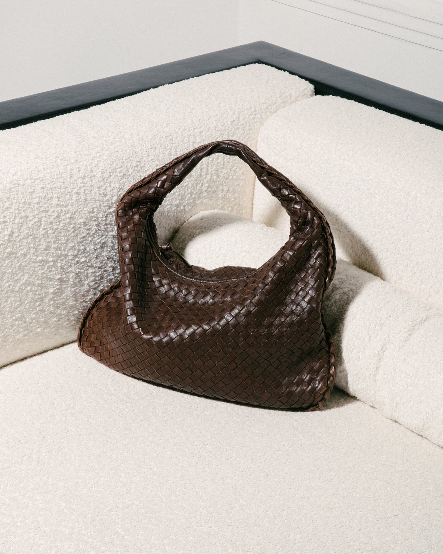 Bottega Veneta Intrecciato Hobo Small Brown