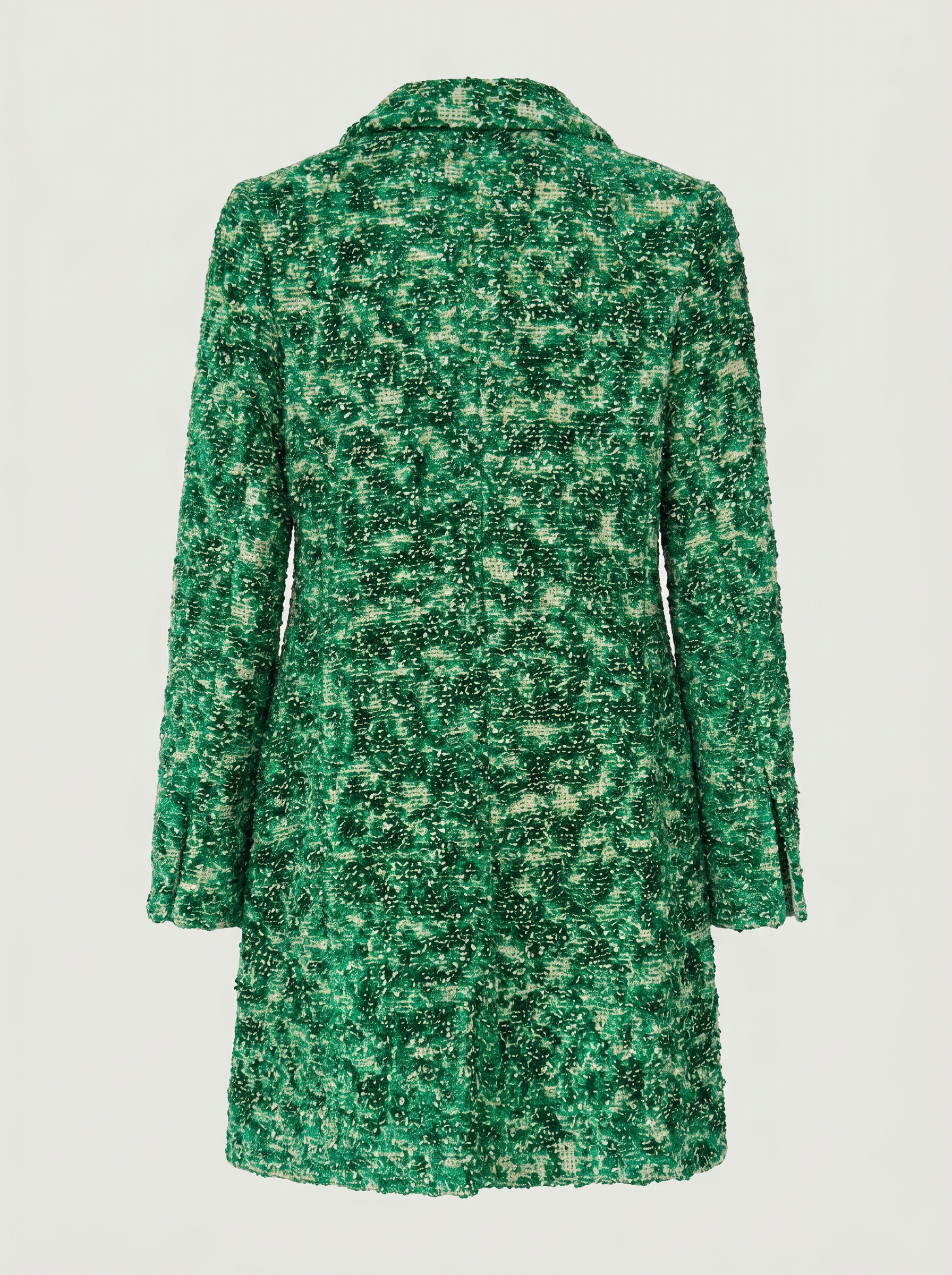 Bottega Veneta Daniel Lee FW21 coat – chenille tweed, animal print, size 40 IT