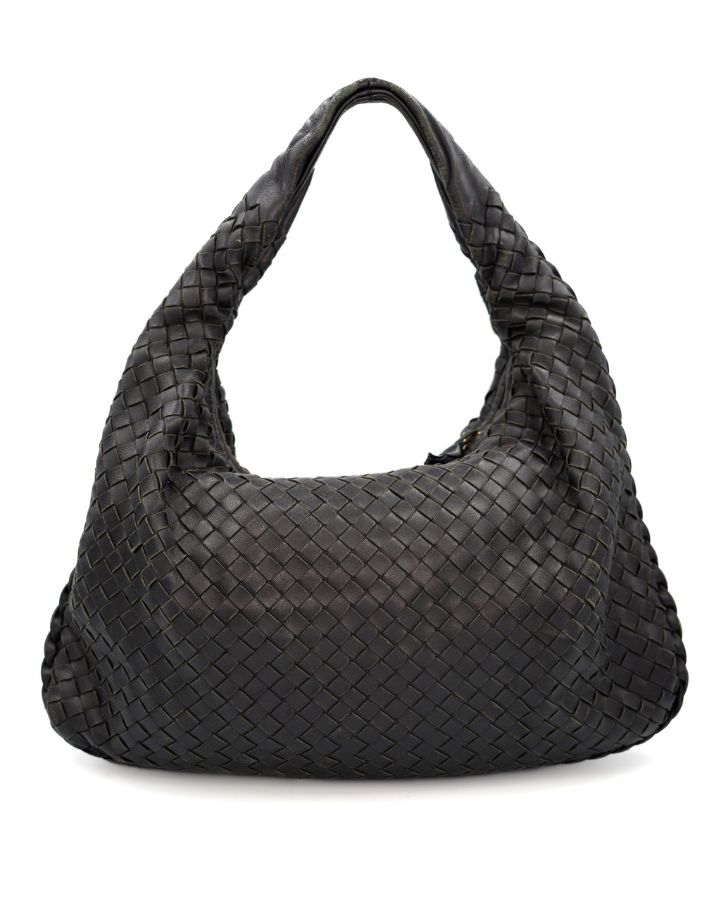 Bottega Veneta Intrecciato Hobo Small czarna