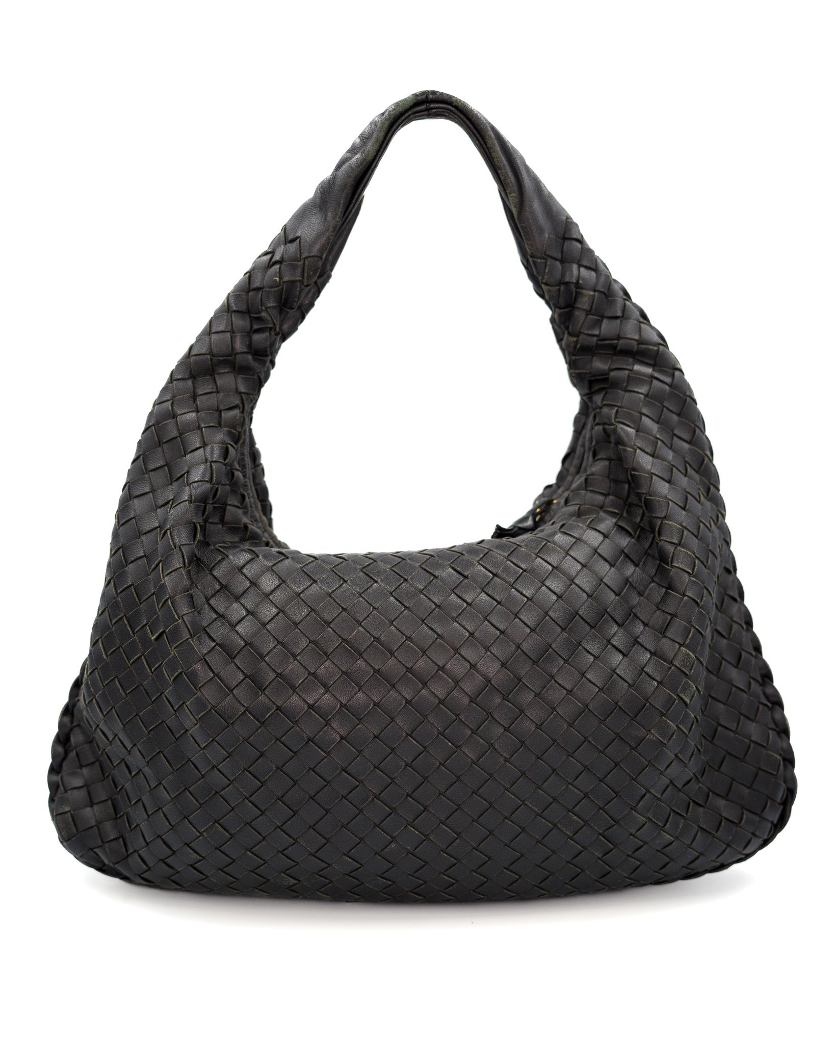 Bottega Veneta Intrecciato Hobo Small czarna