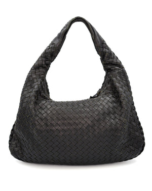 Bottega Veneta Intrecciato Hobo Small czarna