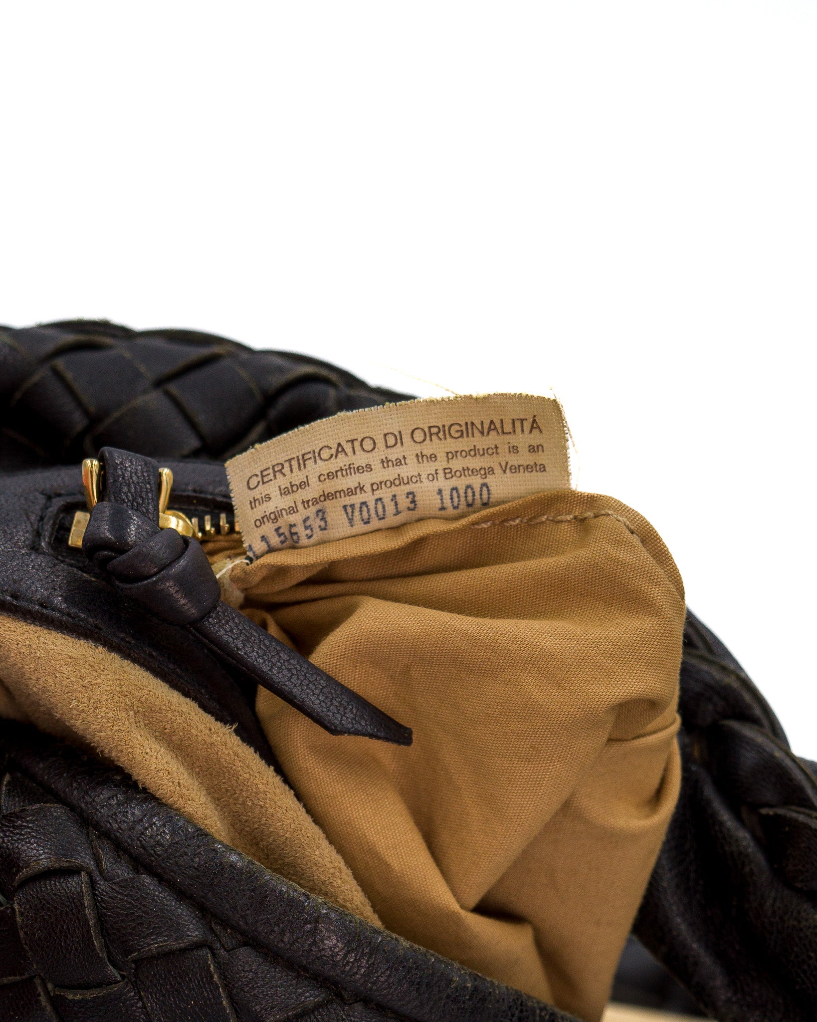 Bottega Veneta Intrecciato Hobo Small czarna