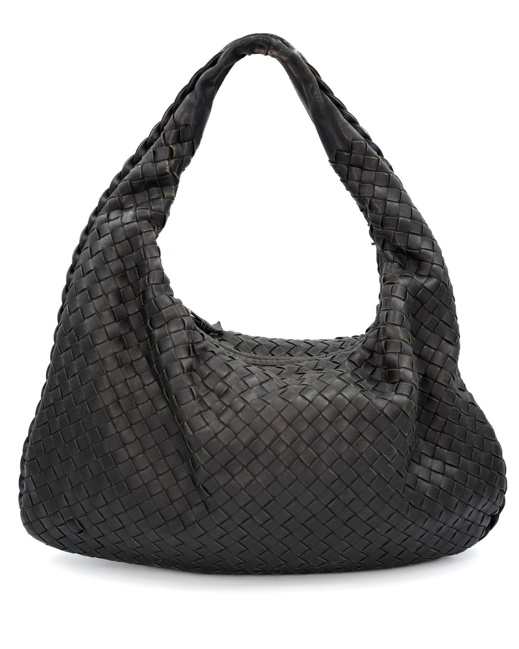 Bottega Veneta Intrecciato Hobo Small czarna