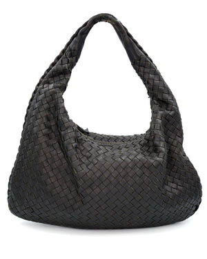 Bottega Veneta Intrecciato Hobo Small black