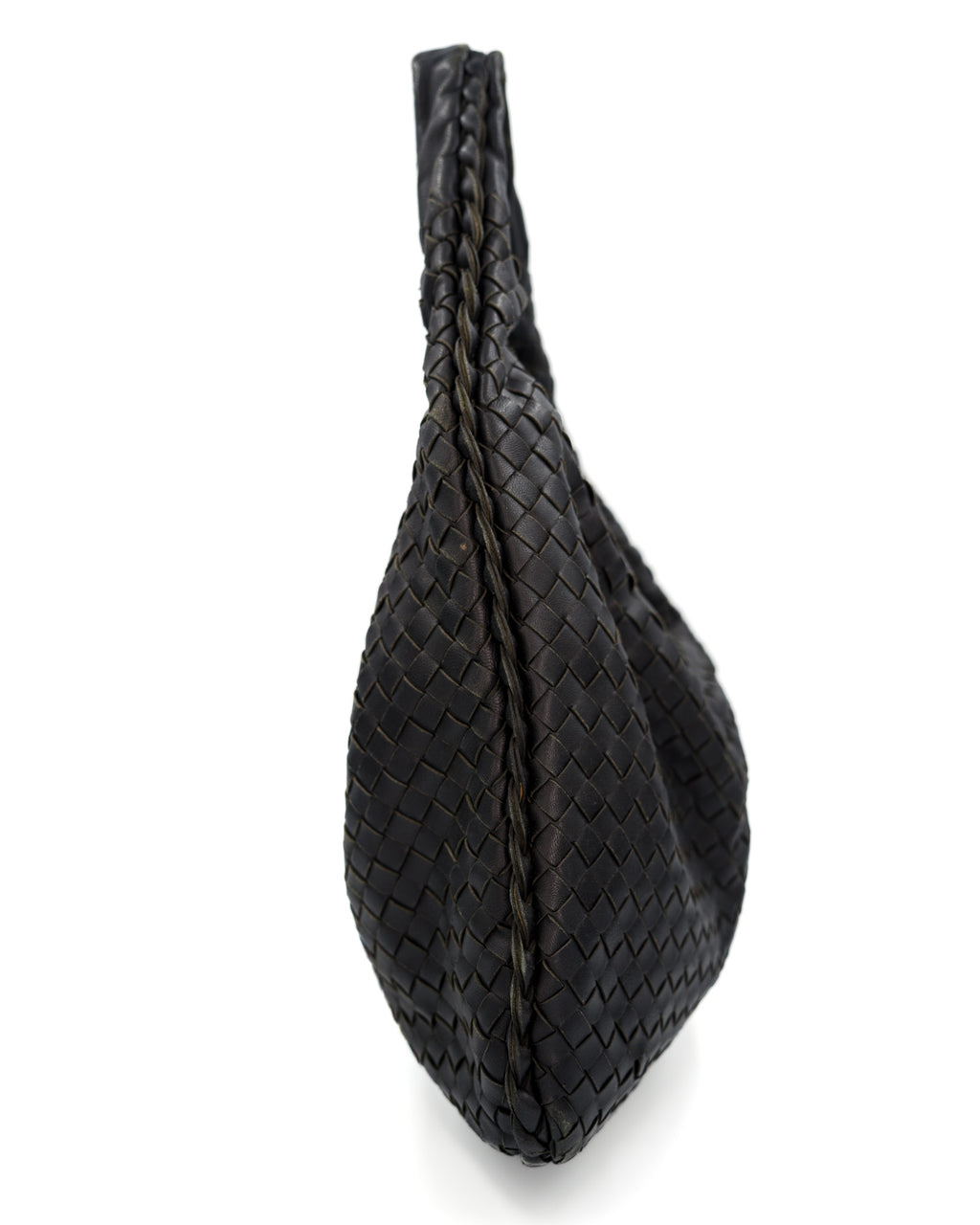 Bottega Veneta Intrecciato Hobo Small czarna