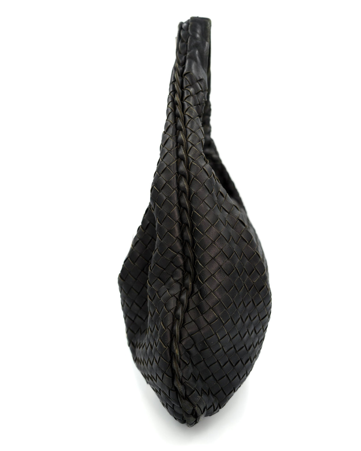 Bottega Veneta Intrecciato Hobo Small czarna Bottega Veneta