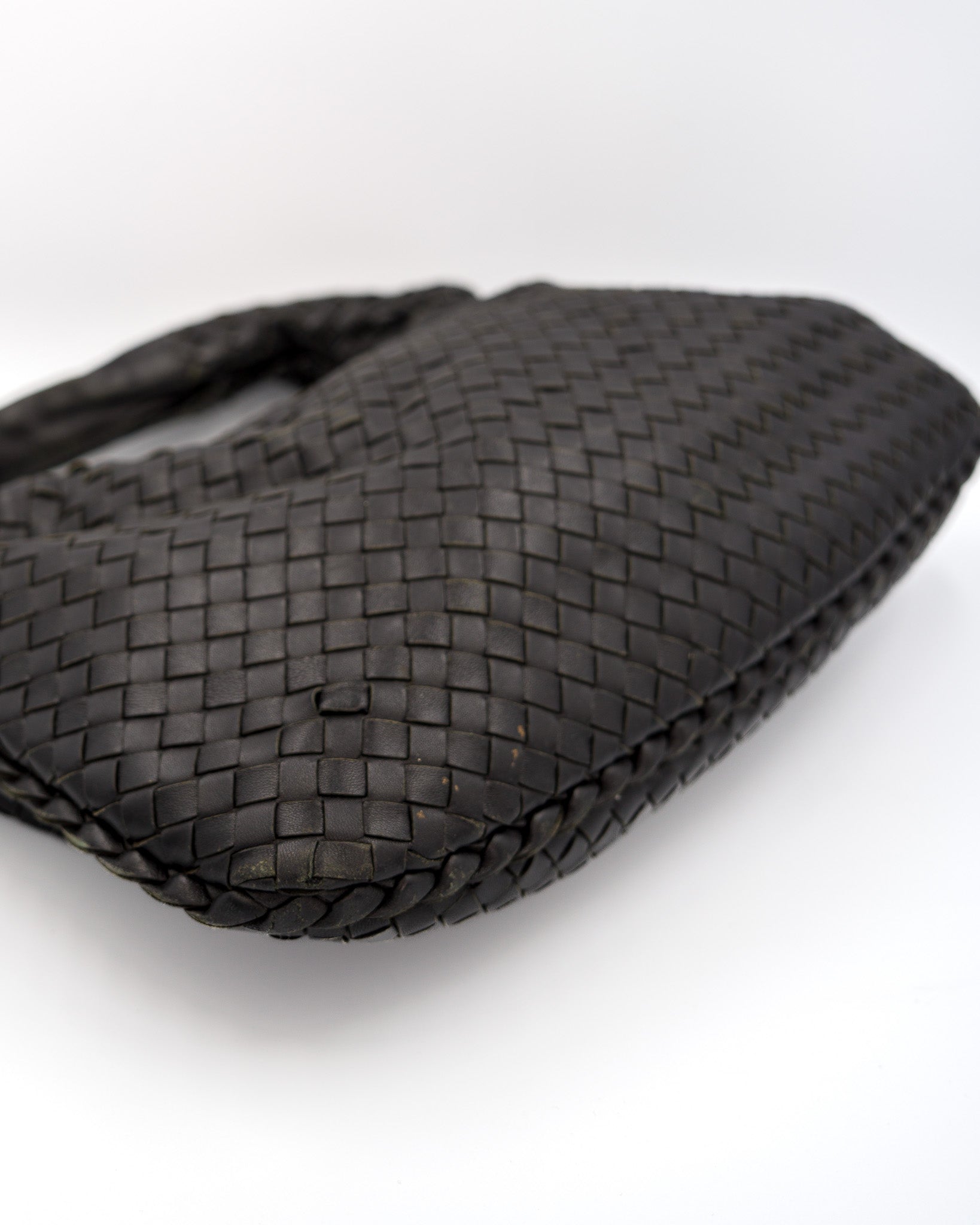 Bottega Veneta Intrecciato Hobo Small czarna