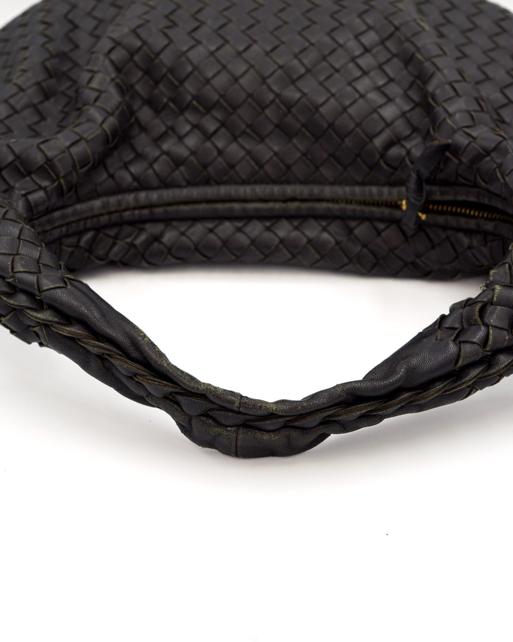 Bottega Veneta Intrecciato Hobo Small czarna