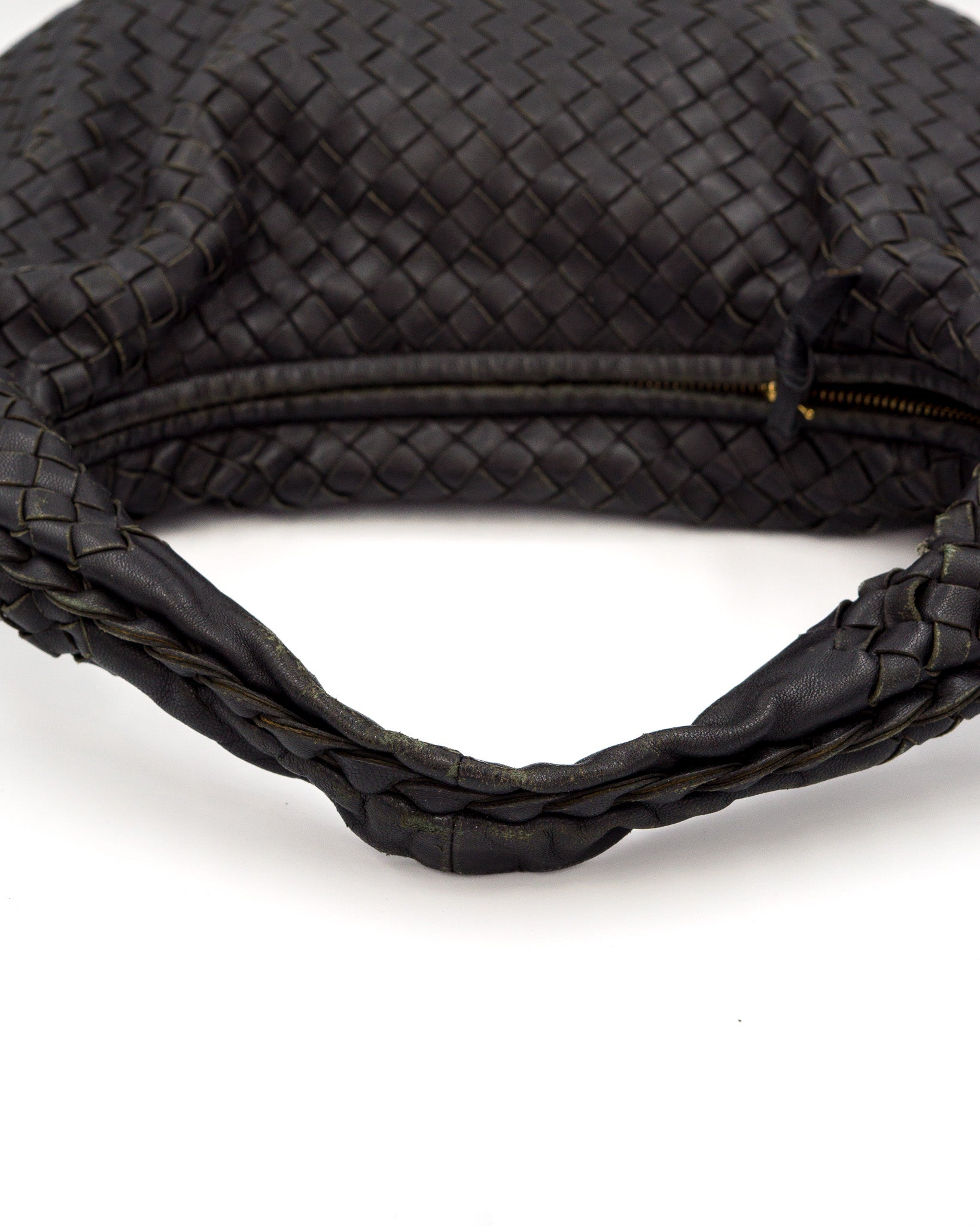 Bottega Veneta Intrecciato Hobo Small czarna