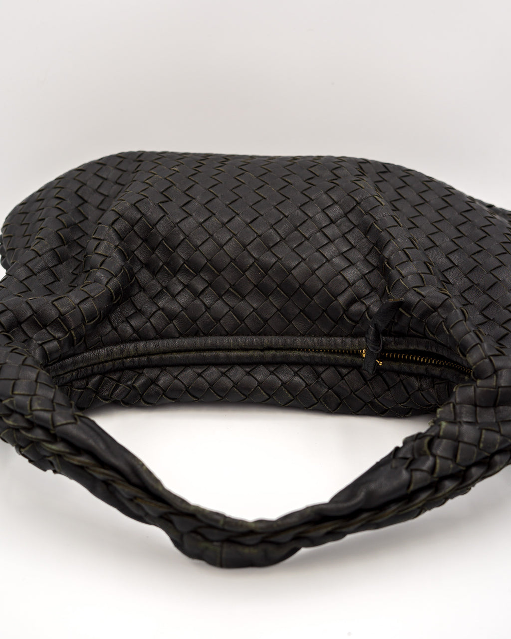 Bottega Veneta Intrecciato Hobo Small czarna