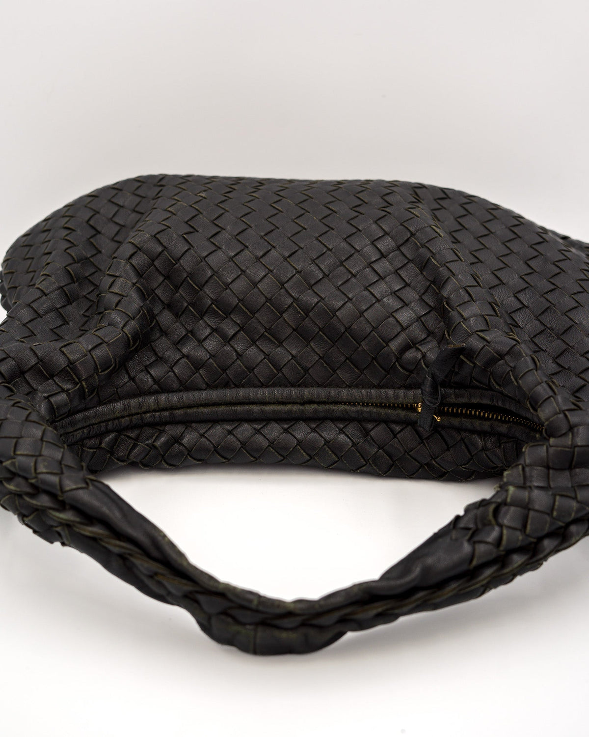Bottega Veneta Intrecciato Hobo Small czarna Bottega Veneta