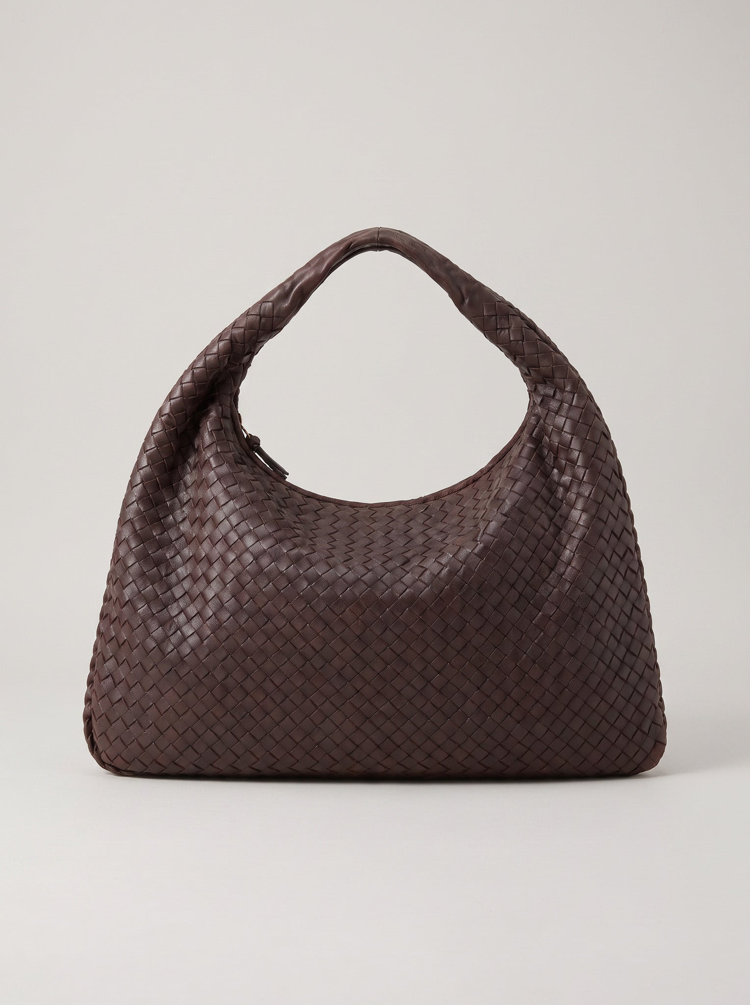 Bottega Veneta Large Veneta hobo bag, Intrecciato, dark brown
