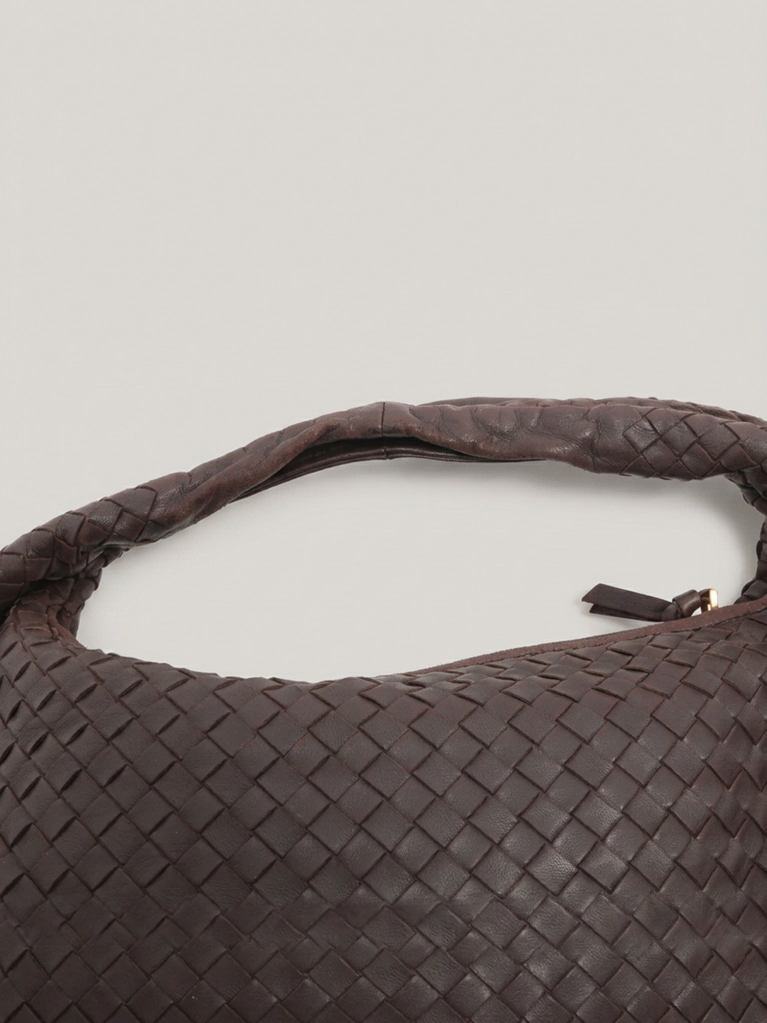 Bottega Veneta Large Veneta hobo bag, Intrecciato, dark brown