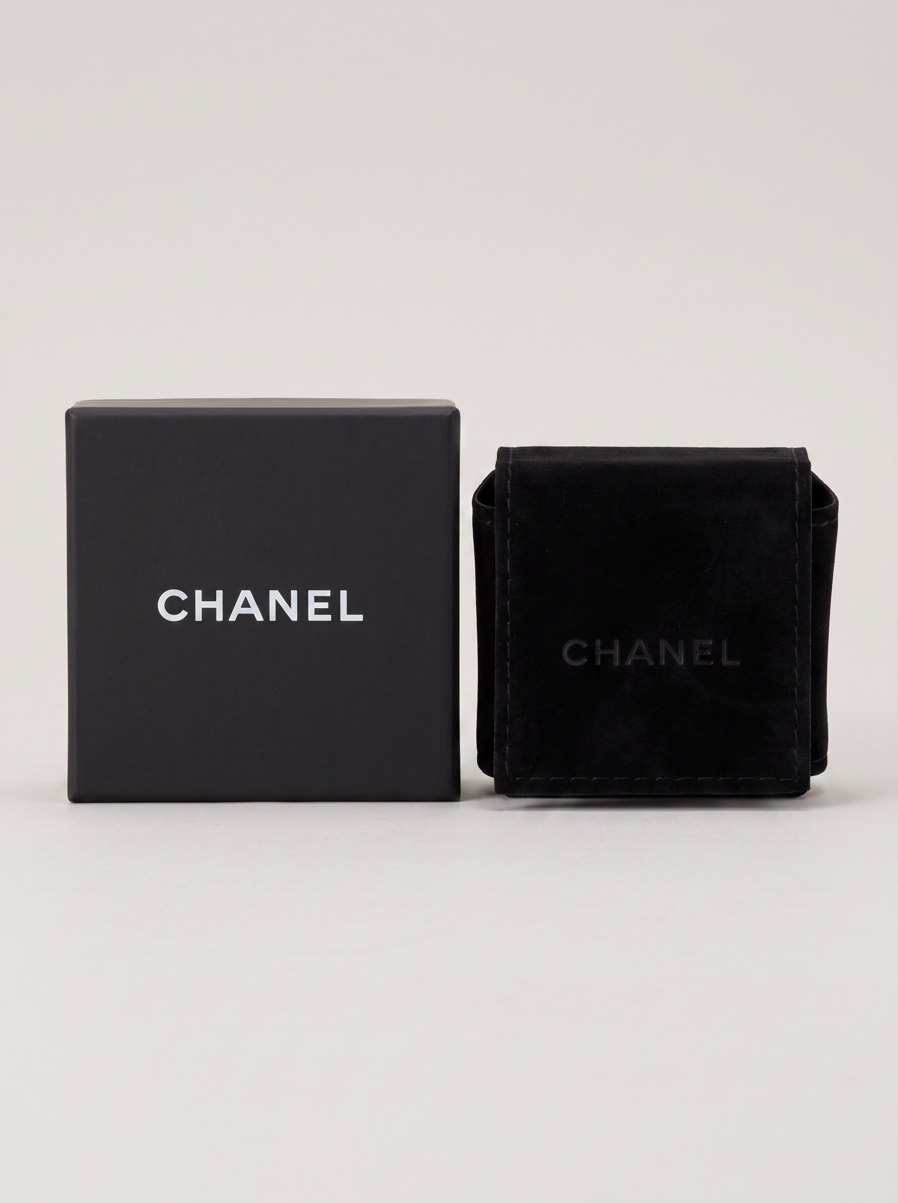 Chanel Coco Mark Flower gold-plated stud earrings