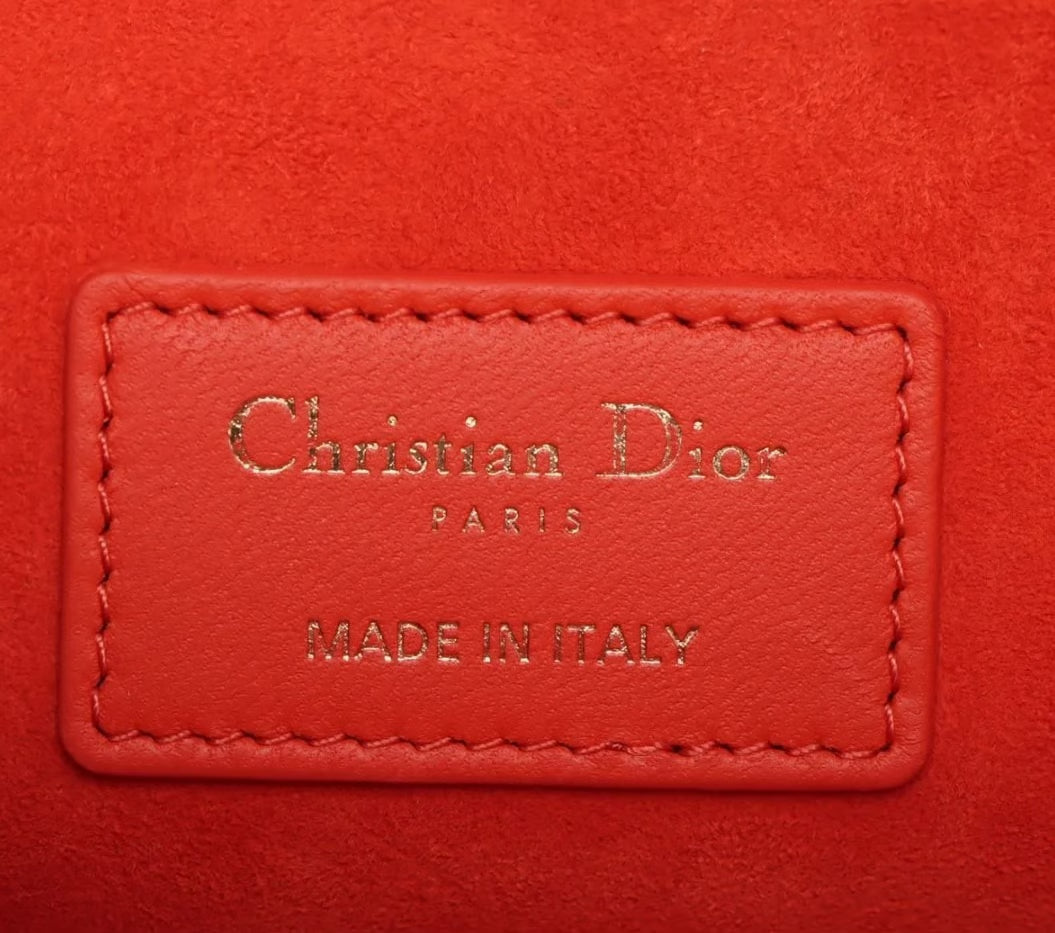 Sac Dior Lady D-Joy Medium, agneau orange, 2022