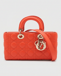 Sac Dior Lady D-Joy Medium, agneau orange, 2022