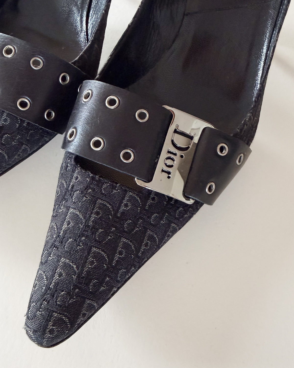Szpilki Dior D-Stiletto Diorissimo, czarne, rozmiar 40,5