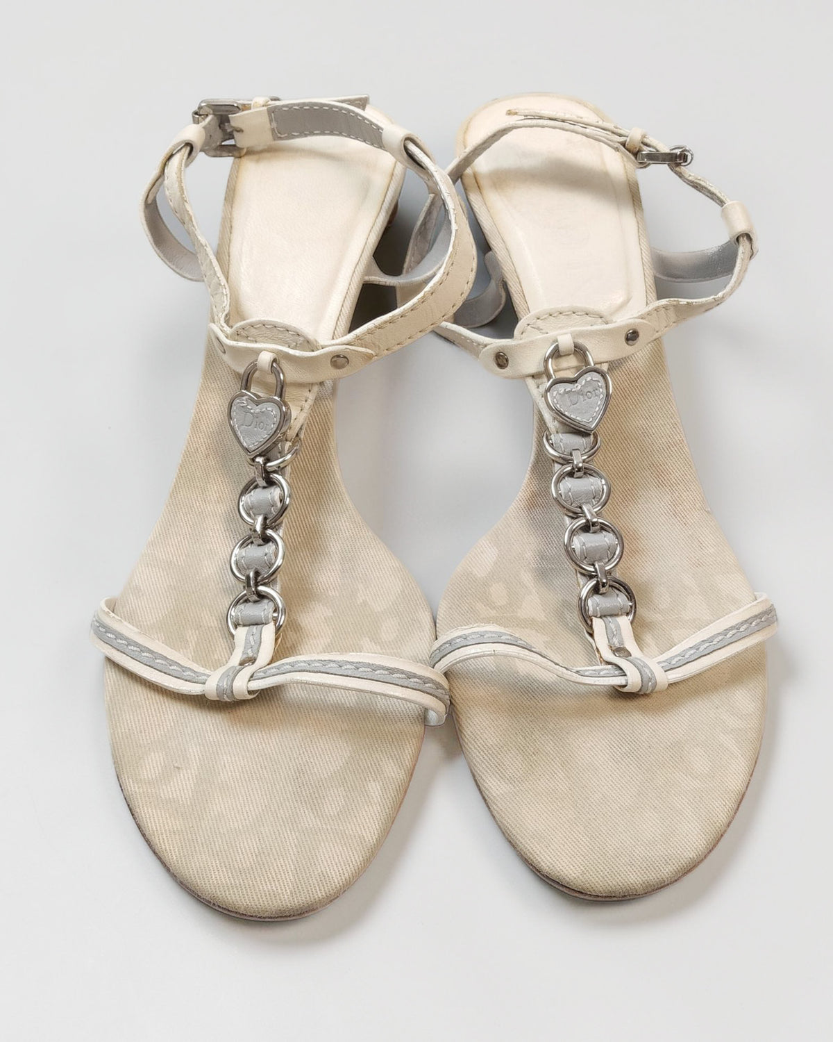 Sandały Dior Trotter, era Galliano, rozmiar 41