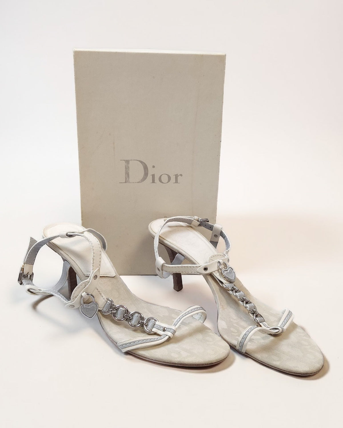 Sandały Dior Trotter, era Galliano, rozmiar 41