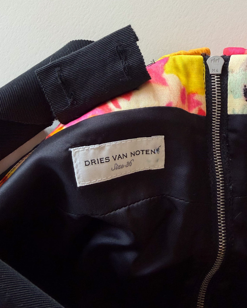 Dries Van Noten x Christian Lacroix SS20 bustier top – flowers, size 36