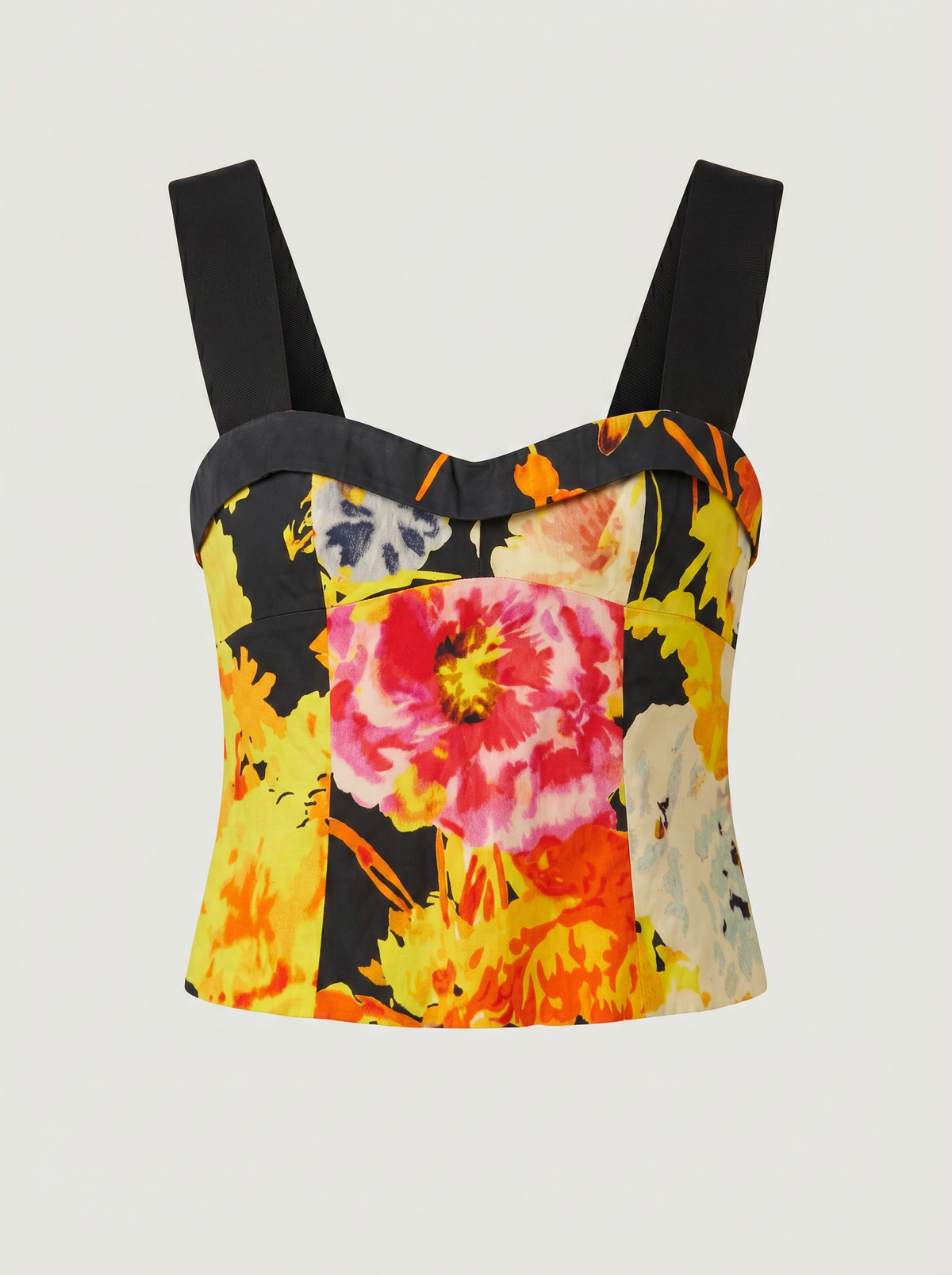 Top bustier Dries Van Noten x Christian Lacroix SS20 – fleurs, taille 36