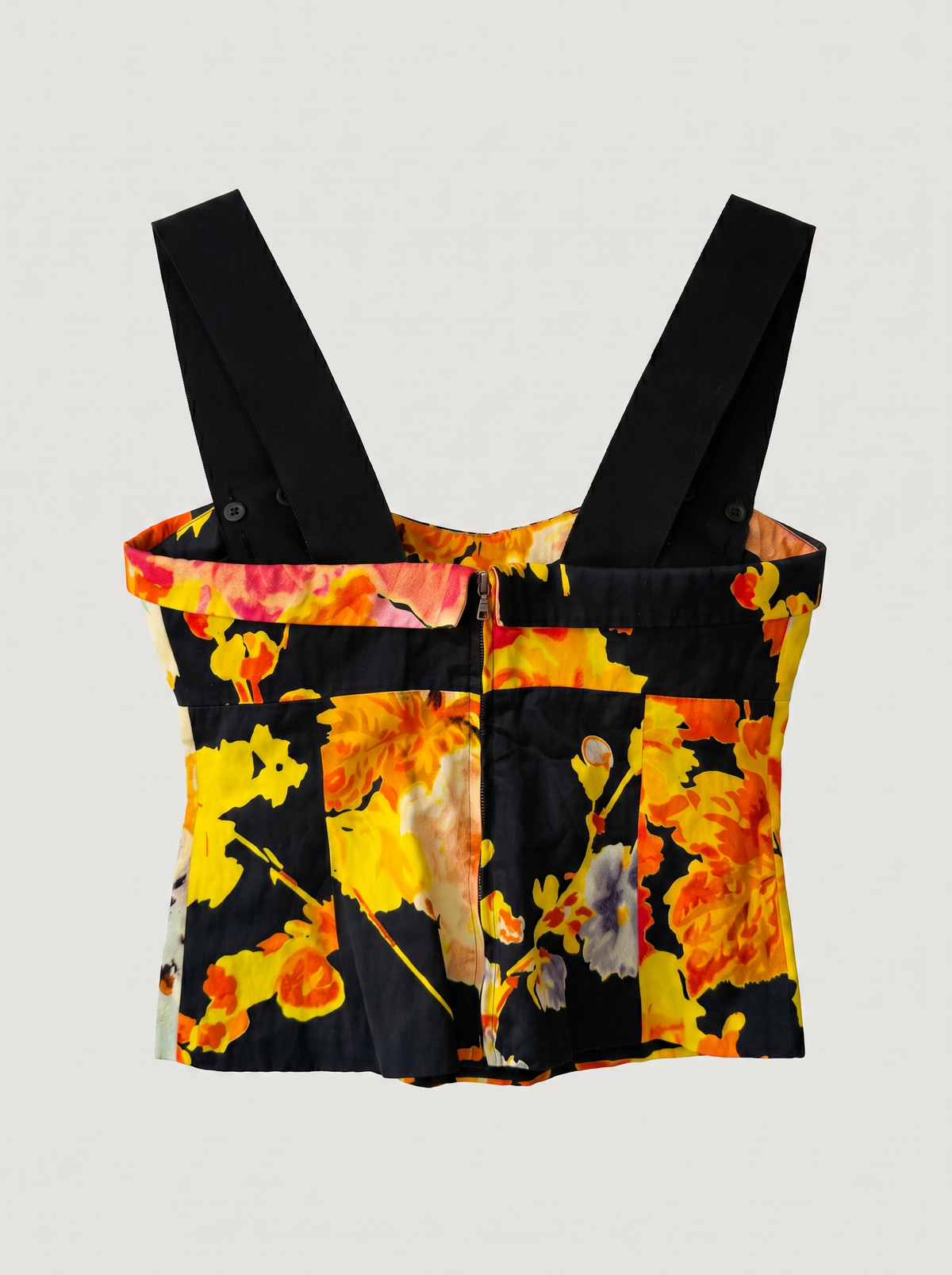Top bustier Dries Van Noten x Christian Lacroix SS20 – fleurs, taille 36