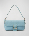 Fendi Baguette Selleria Sky Blue Bag 2000s
