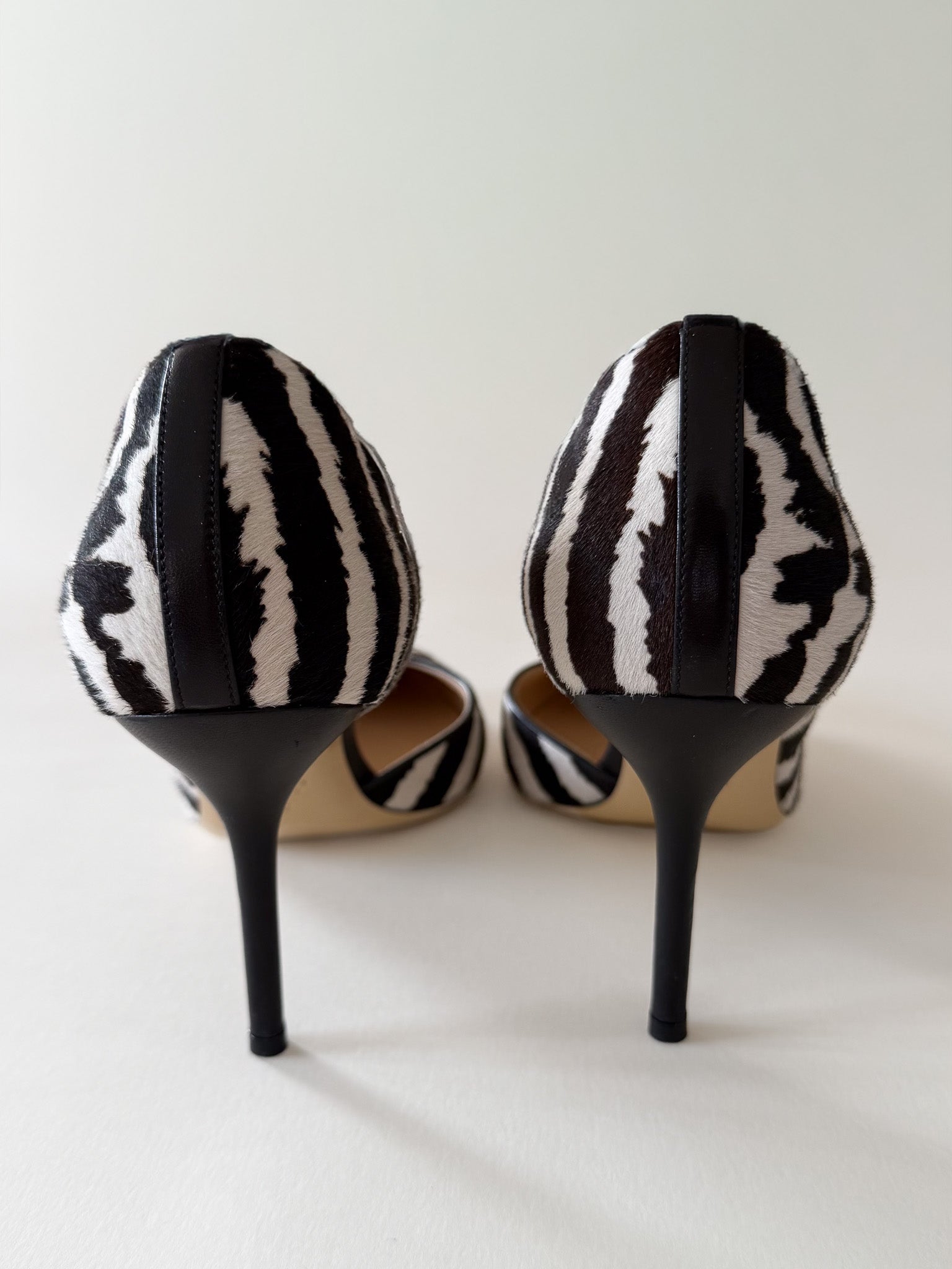 Escarpins D'Orsay Gucci zèbre – poil de poney, taille 39