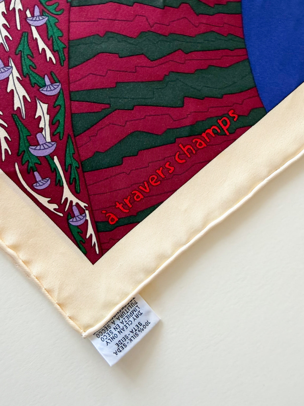 Chusta Hermès À Travers Champs, edycja limitowana 2018, 90 cm