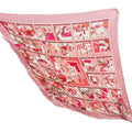 Hermès Les Petits Métiers de Paris scarf, pleated, pink, 90 cm