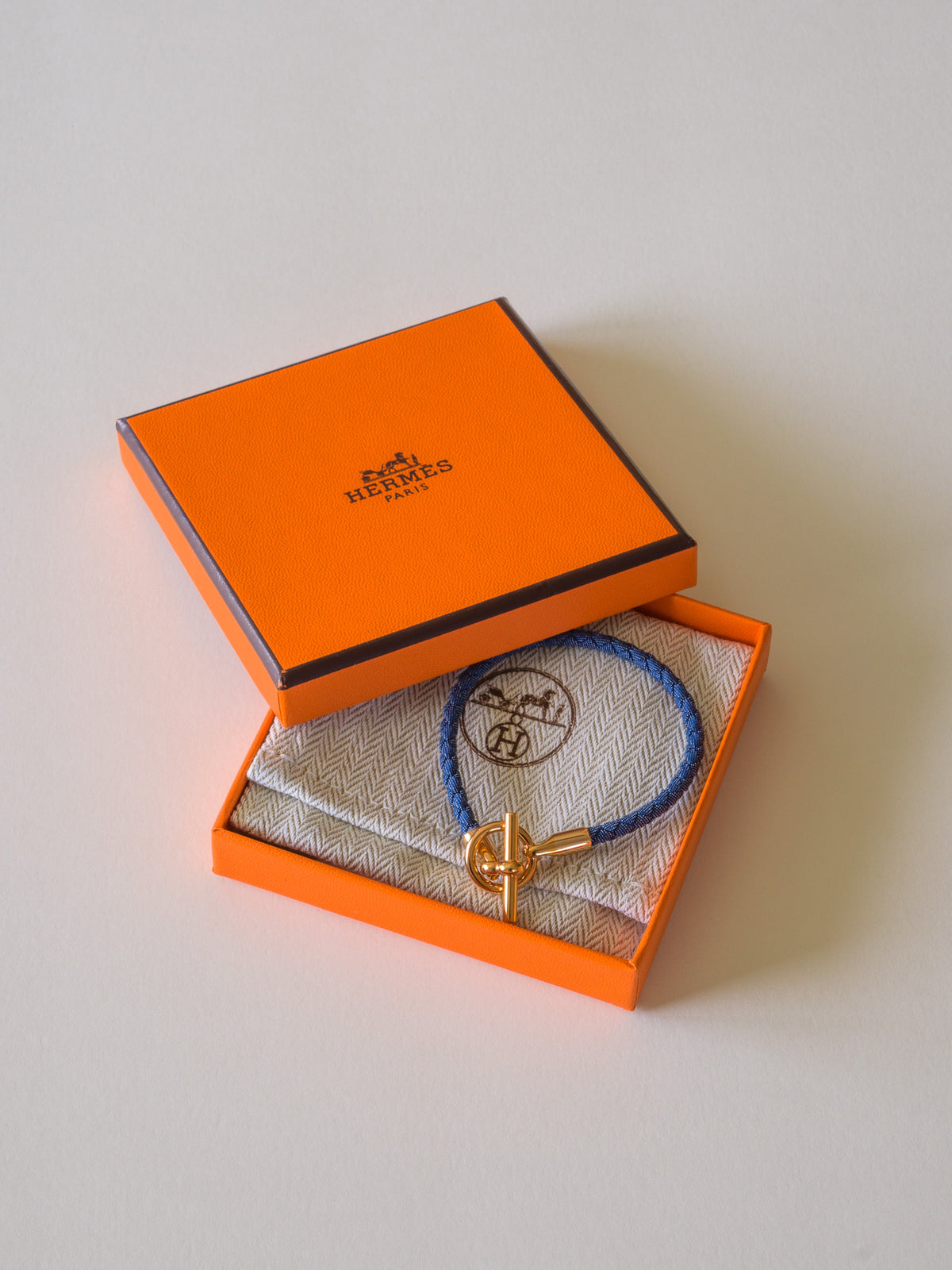 Hermès bracelet Glenan Jean Brut  Rose Gold in box