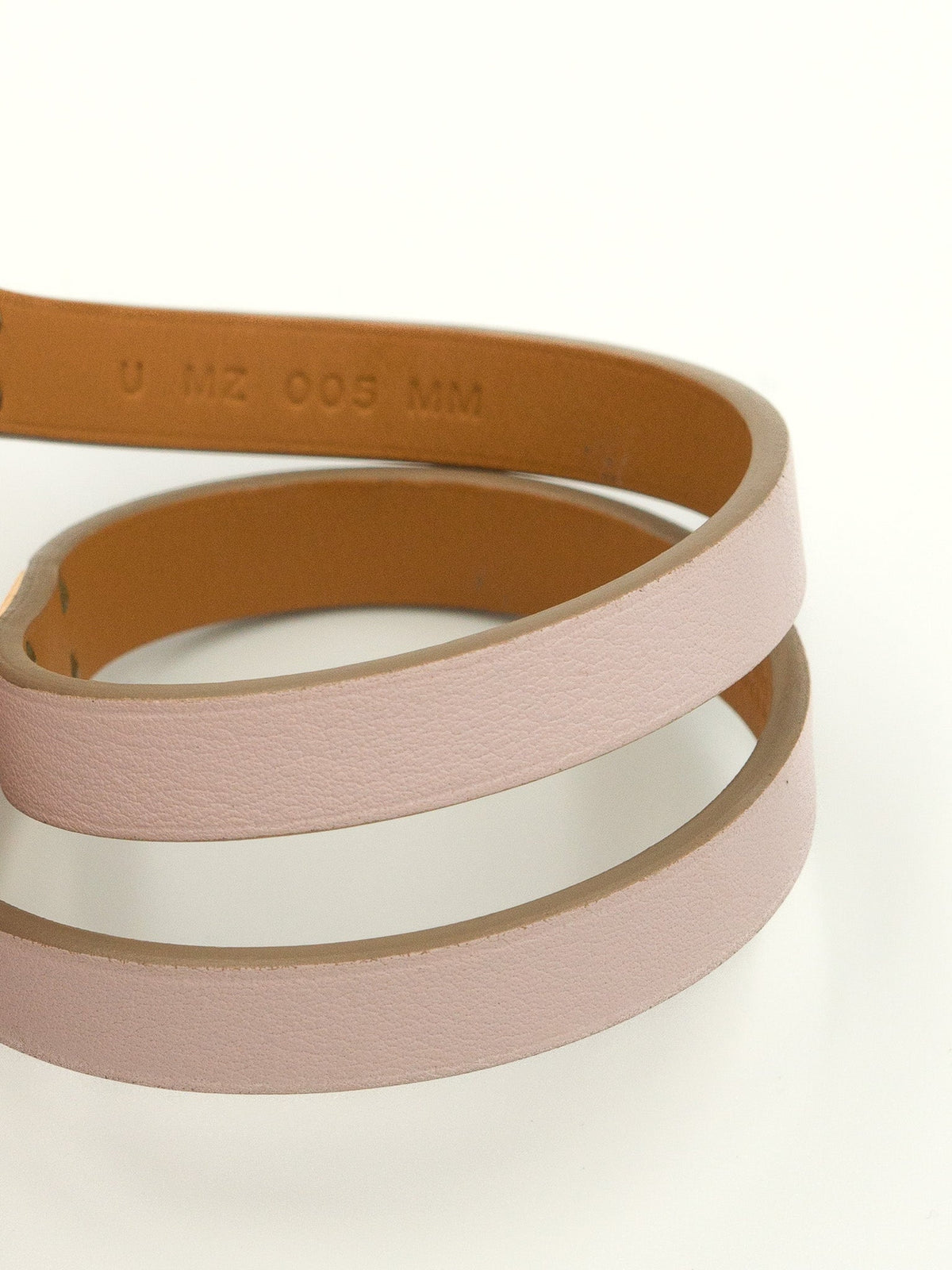 Hermès Kelly Double Tour Rose Gold Mauve Pâle bransoletka Hermès