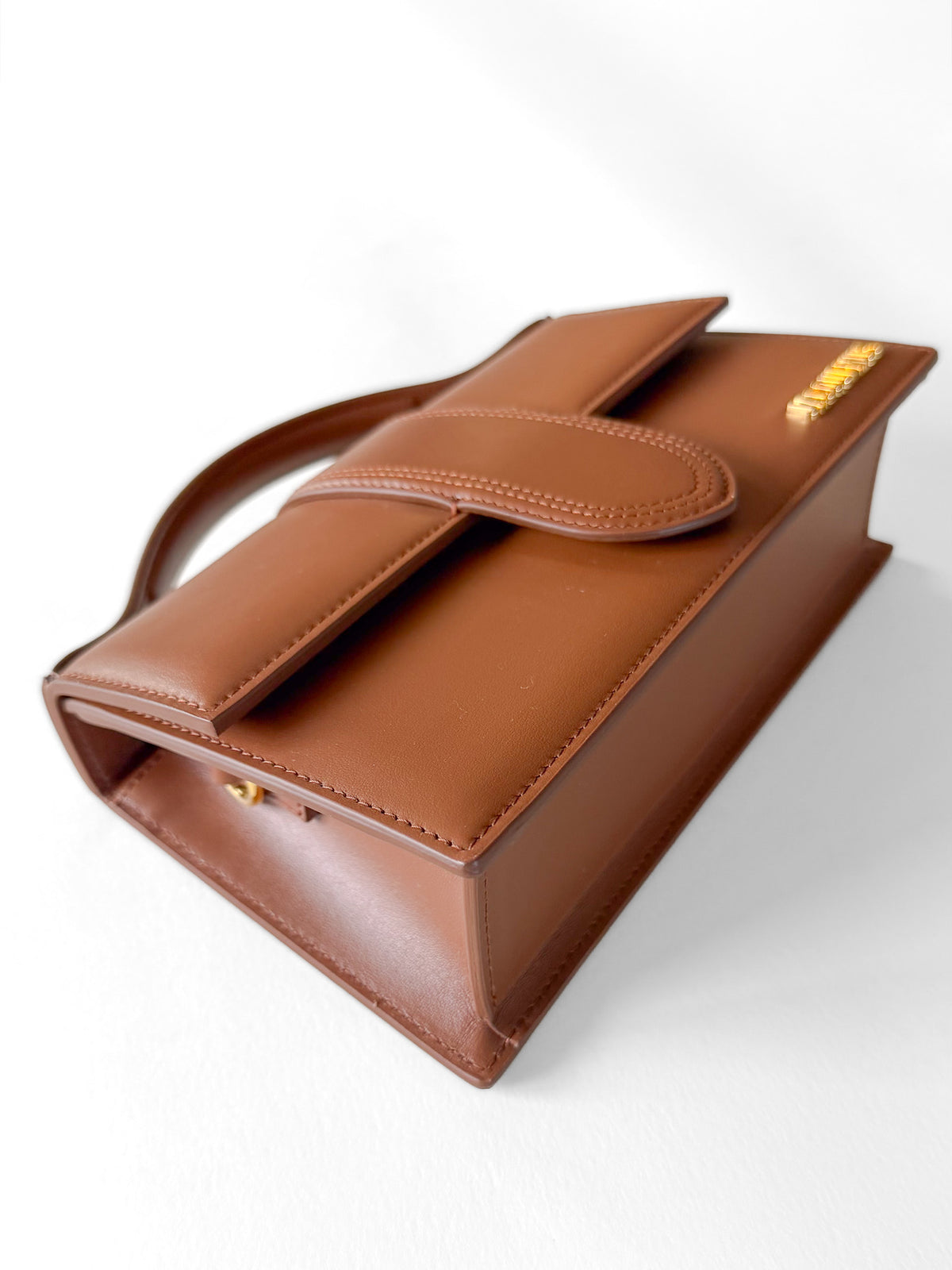 Jacquemus Le Grand Bambino bag, light brown calf leather, unused