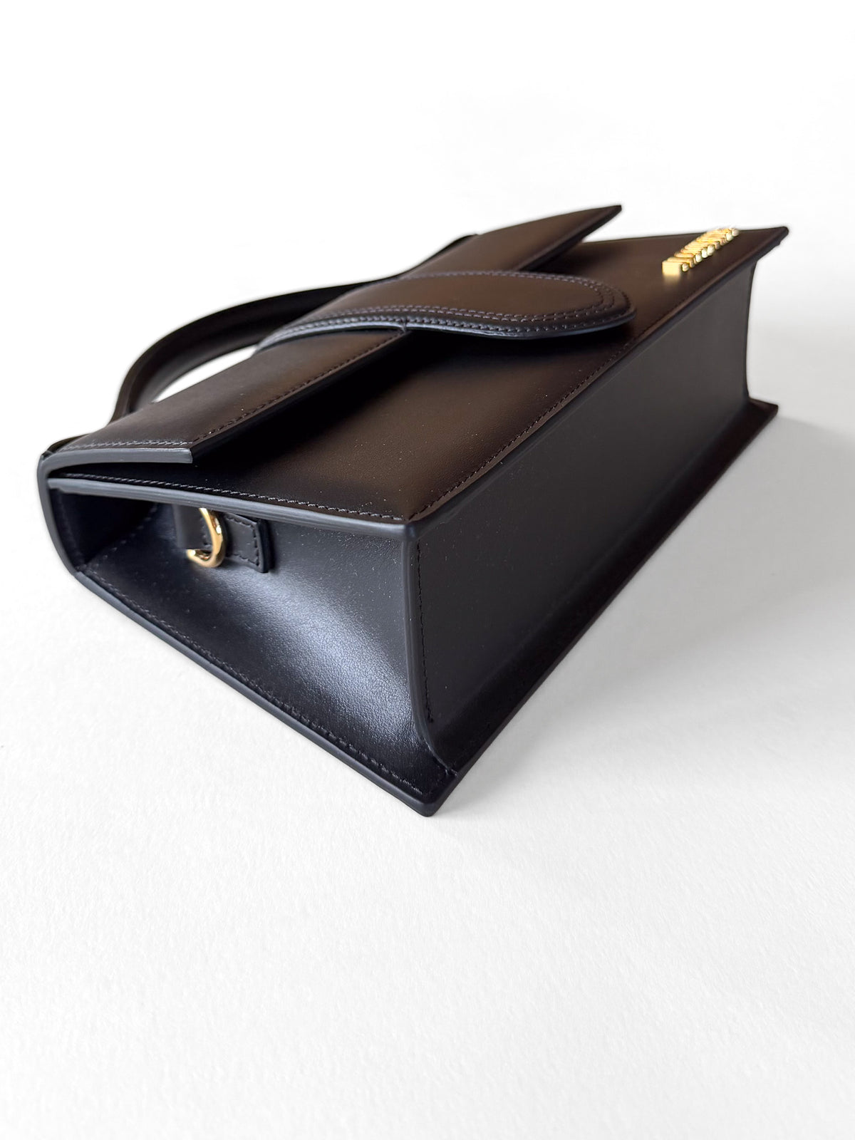 Jacquemus Le Grand Bambino bag, black leather, unused