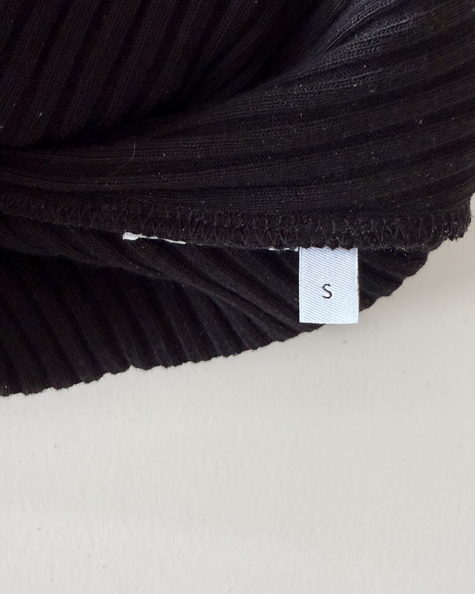 Robe Loewe Anagram – jersey côtelé noir, midi, taille S