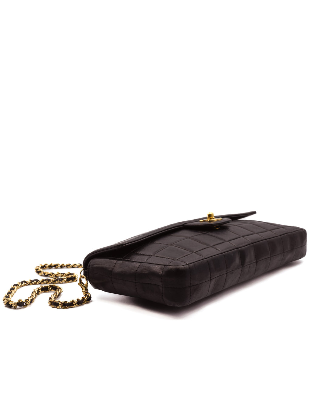 Chanel East West Cholocate Bar Bag