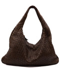 Torebka Bottega Veneta Intrecciato Large Hobo Brązowa Bottega Veneta