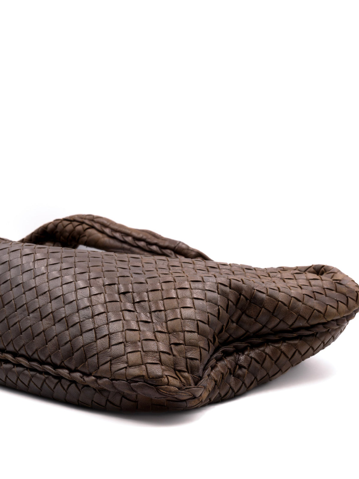 Torebka Bottega Veneta Intrecciato Large Hobo Brązowa Bottega Veneta