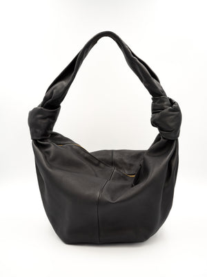 Bottega Veneta torebka Double Knot czarna