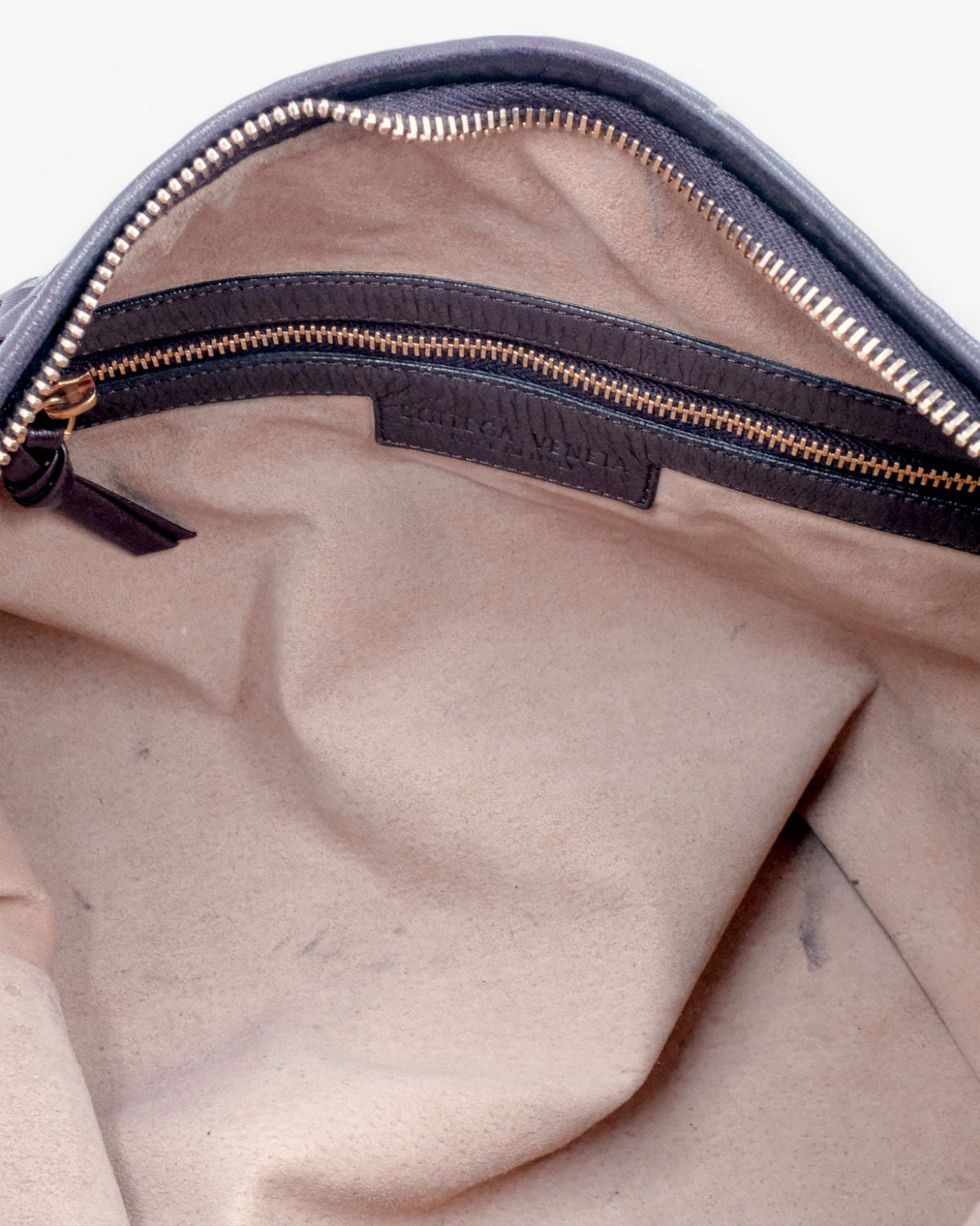 Bottega Veneta Intrecciato Hobo Large Brązowa Bottega Veneta