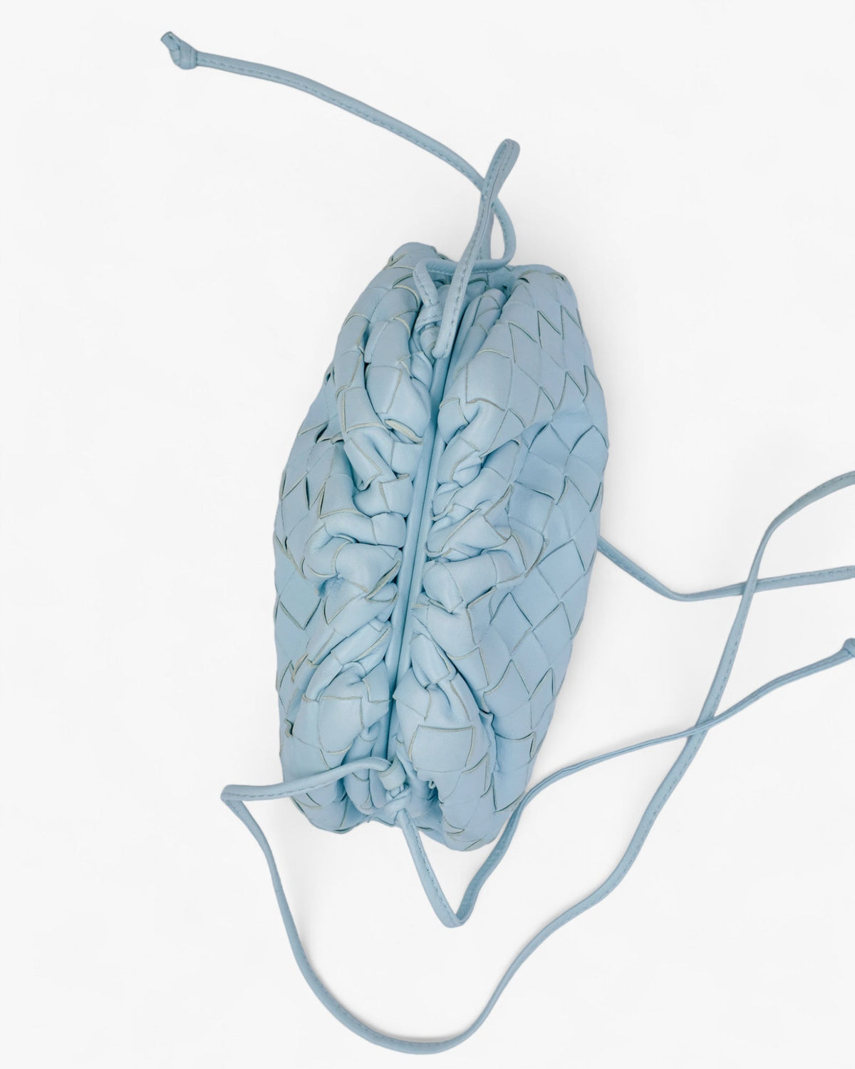 Bottega Veneta Mini Pouch Light Blue Bottega Veneta