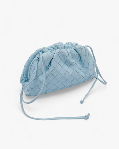 Bottega Veneta Mini Pouch Bleu Clair