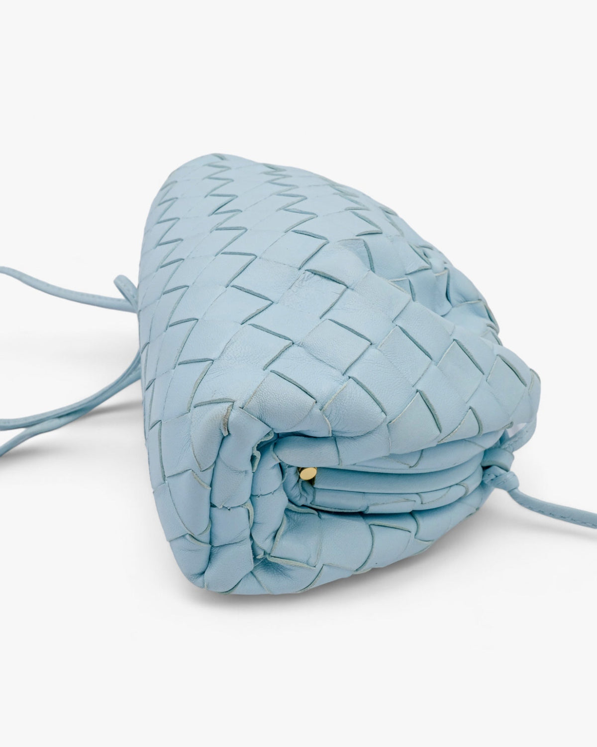 Bottega Veneta Mini Pouch Light Blue Bottega Veneta