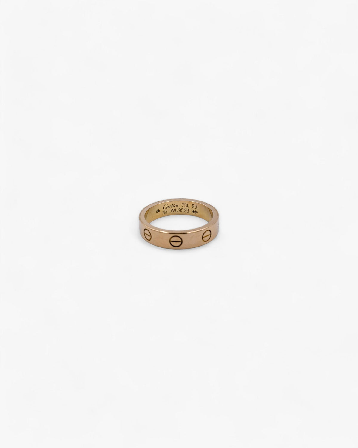 Pierścionek Cartier Love Diamond Rose Gold 18K 0.02ct (50) Cartier