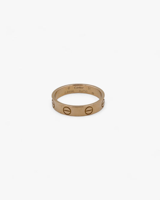 Cartier Love Rose Gold 18K ring (51)