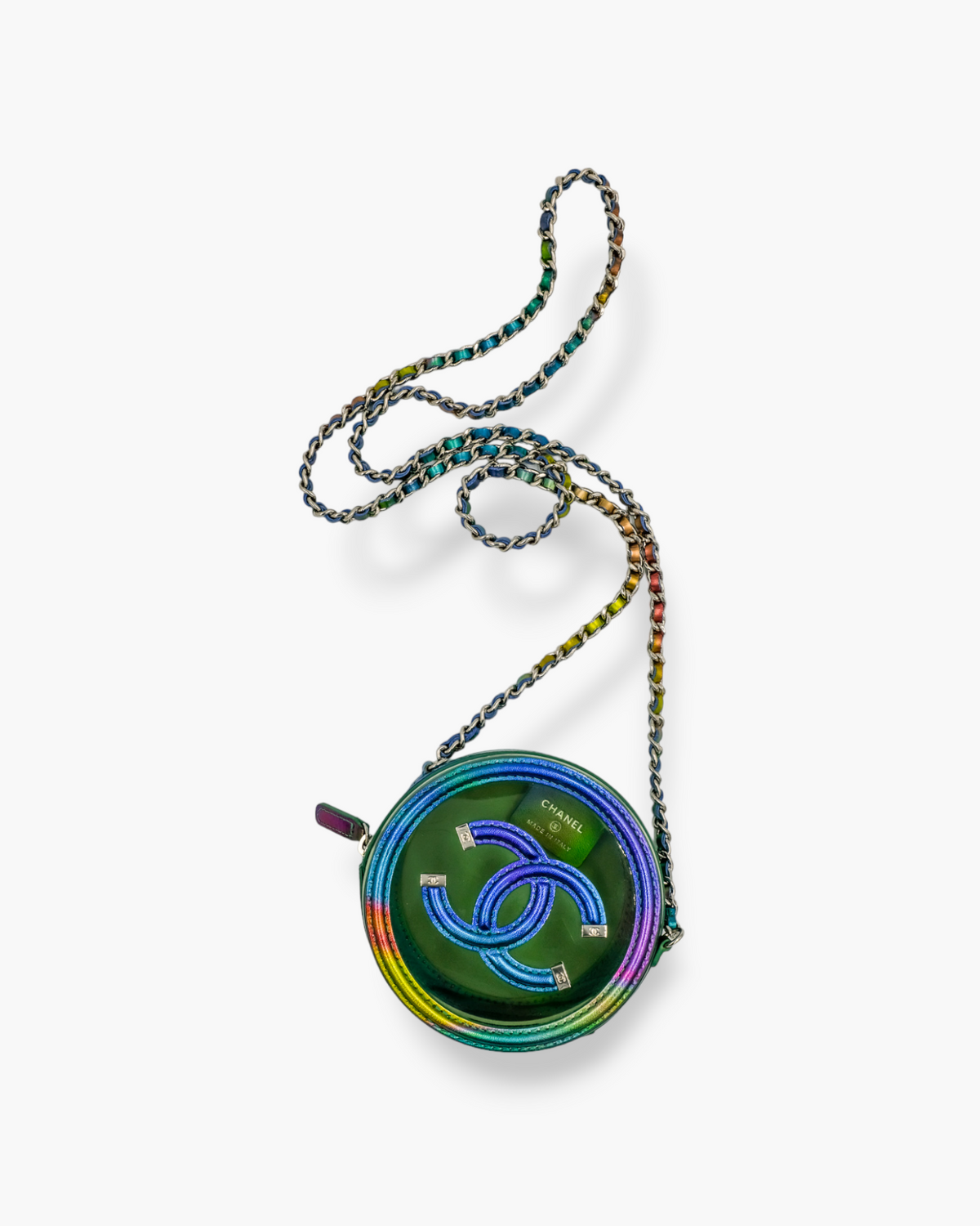 Chanel Rainbow Green Filigree Chanel