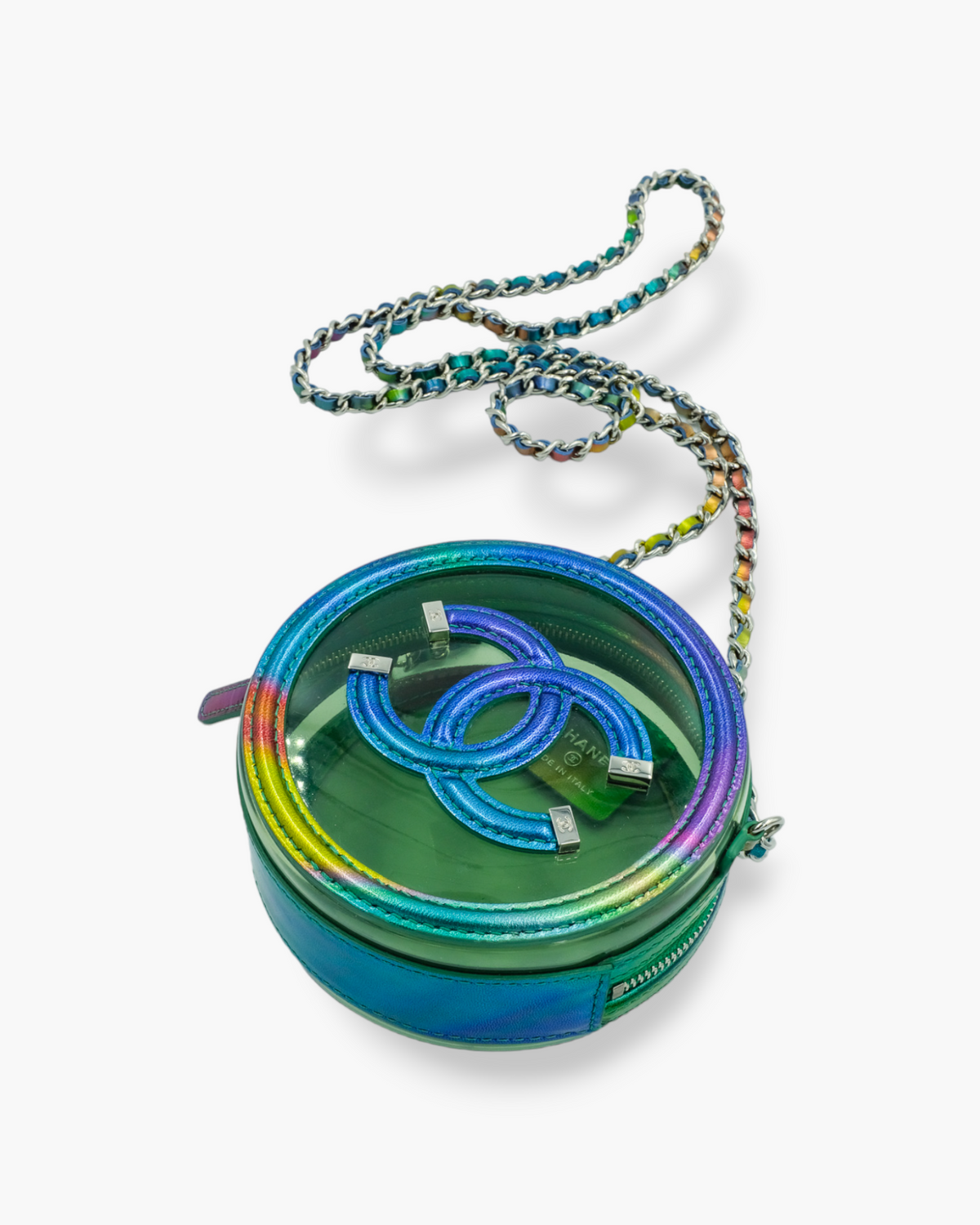 Chanel Rainbow Green Filigree Chanel