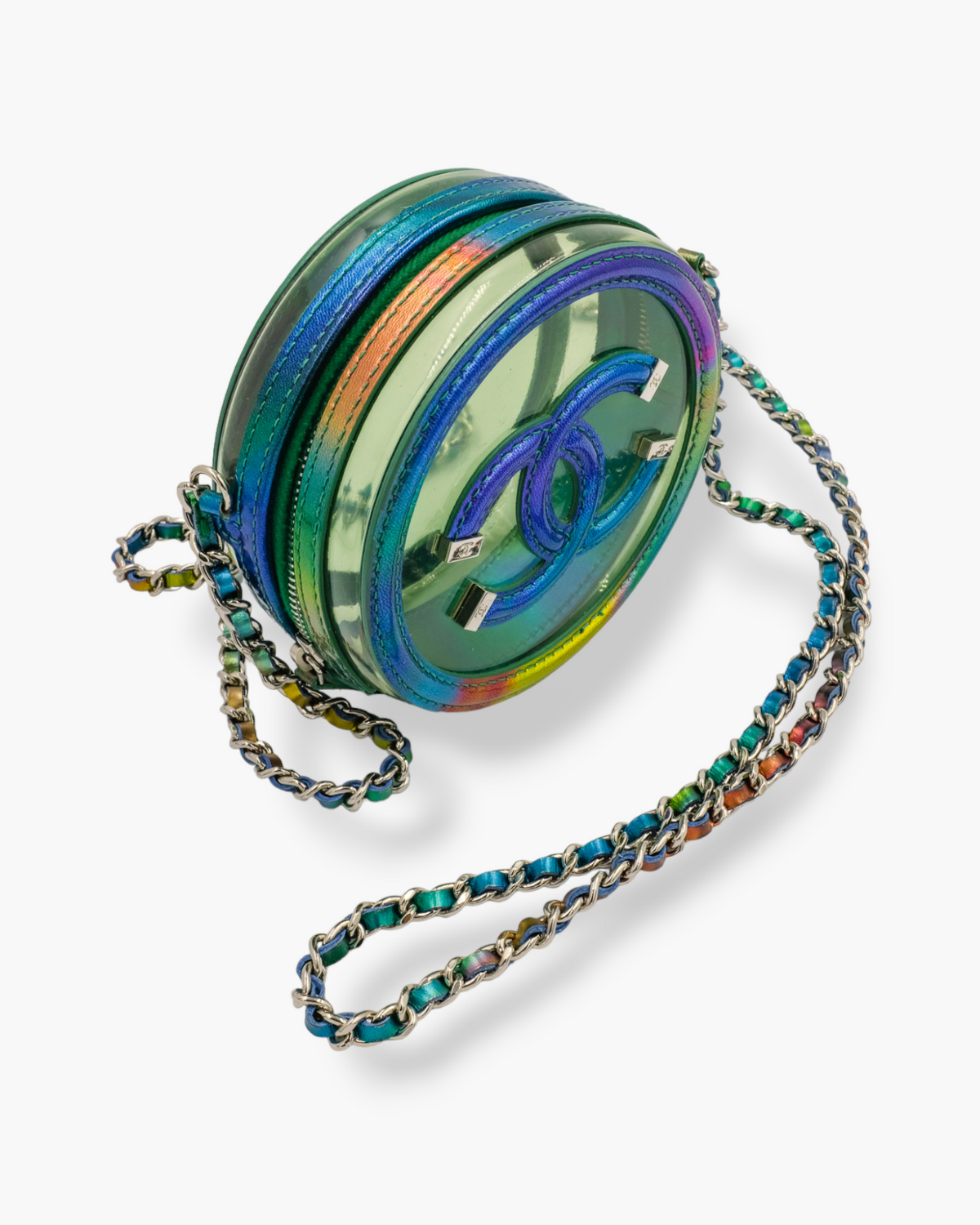 Chanel Rainbow Green Filigree Chanel